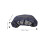 4Pcs Polyester Mesh Motorcycle Seat Covers Blue Breathable Cushion 4