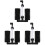 3Sets Wear-Resistant Black Sponge Filter for Fish Tank Accessories 1