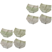 8Pcs Assorted Color Breathable Cotton Underwear for Women Girls