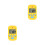 2Pcs Universal Mini Digital Metronome With Clip High Accuracy Yellow 1