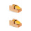 2Pcs Wooden Sushi Holder Reusable Display Stand 1