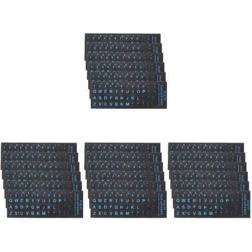 4 Count Computer Keyboard Stickers Language Practical