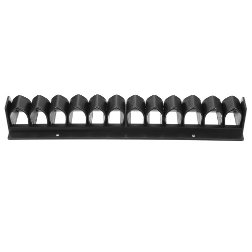 2Pcs Durable Black Plastic and Fishing Pole Storage Holder