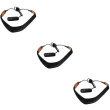 3Pcs Black Universal Saxophone Neck Belt Soft Comfortable Strap