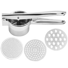 1Set Stainless Steel Potato Ricer Masher for Kitchen Use