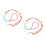 2Pièces Chaînes De Lunettes Perles Multicolores Usage 7