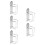 5Pcs Silver Stainless Steel Clipper and Razor Holder Wall Organizer 8