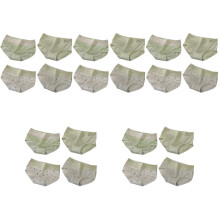 20Pcs Soft Supple Cotton Underpants for Girls with Elastic Waist