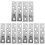 6Pairs Versatile Stainless Degree Rotating Pivot Door Hinges 4