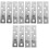 6Pairs Versatile Stainless Degree Rotating Pivot Door Hinges 5