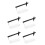 5Pcs Black Plastic Metal Circle Gauge Ceramic Compass Pottery Tools 4