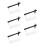 5Pcs Black Plastic Metal Circle Gauge Ceramic Compass Pottery Tools 5