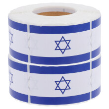 Israëlische Mini Vlagstickers Voor Feest En Klassikale Beloning