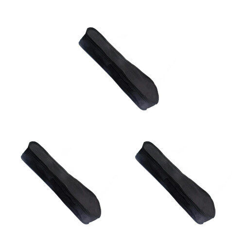 3Pcs Durable Black Guitar Bag Oxford Cloth with Comfortable Side Strap