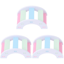 3Pcs Hamster Ladder Rainbow Bridge Toy For Small Animals Cage