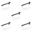 5Pcs Black Plastic Metal Circle Gauge Ceramic Compass Pottery Tools 9