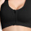2Pcs High Bra Black Zipper Racerback for Active Exercise 9