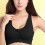 2Pcs High Bra Black Zipper Racerback for Active Exercise 10