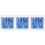 3Pcs Backlight Hygrometer White Digital Thermometer Alarm Clock Home 1