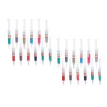 24Pcs Lapping Compound Diamond Polishing Syringes Assorted