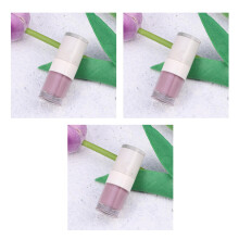 3Pcs Purple Matte Lipstick Waterproof Long Wearing Creamy Texture