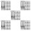 2000Pcs Black Plastic Dessert Forks for Cake Decoration Party Snacks 1
