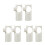 6Pcs Nylon Flute Trainer Aid for Beginners Beige Flute Replacement 8