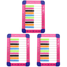 3Pcs Durable Kids Abacus Stand Math Learning Toy Educational Aid
