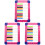 3Pcs Durable Kids Abacus Stand Math Learning Toy Educational Aid 1