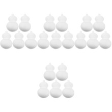 20Pcs Unpainted Paper Gourds DIY Drawing Accessories