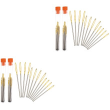 4Sets Large Hole Stainless Steel Blunt Needles for Knitting Silver