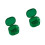 2Pièces Étui Vert Petit Pour Rangement Prothèse 1