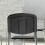 3Pcs Black Plastic Replacement Backrest for Chair Ergonomic Bow Shape 4