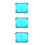 3Pcs Sky-Blue Kids Reading Book Holder Portable with Adjustable Angle 1