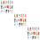 300Pcs Compact Fake Human Models for Architectural Model Decoration 1