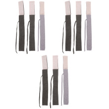 9Pcs Assorted Color Linen Incense Stick Tube Storage Bags