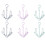 12Pcs Assorted Color Plastic Shoes Hangers Drying Rack Hook Organizer 1