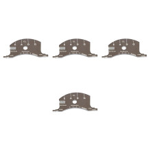 4Pcs Professional Violin Bridge Tool Black for Accurate String Height