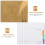 Planner Notebook Light Blue Paper 1pcs 8.45x5.78x0.79in 7