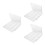 6Pcs Transparent Acrylic Coin Storage Box with Lid, Compact Organizer 6