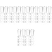 400Pcs Durable Plastic End Caps Hook Tips Wire Protectors