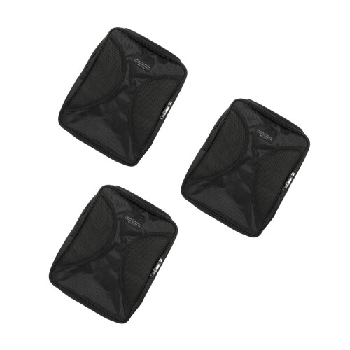 3Pcs Practical Music Sheet Storage Bag with Durable Material Black
