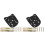 2Sets Motorcycle Rear Luggage Rack Mounting Plate Hardware with Screws 4