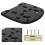 2Sets Motorcycle Rear Luggage Rack Mounting Plate Hardware with Screws 10