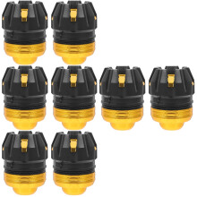 8Pcs Golden Frame Sliders for Motorcycles Fork Wheel Crash Protection