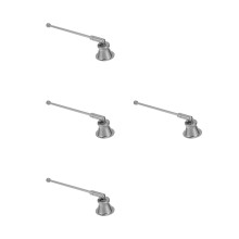4St Retro Kaarsendover Met Roterend Hoofd En Stevig Metalen Materiaal