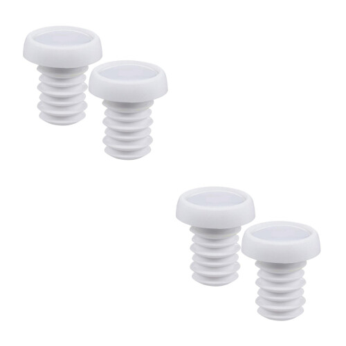 2Paires Embouts Blancs Pour , Accessoires Durables Compacts