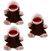 3Pcs Interactive Plush Animal Hand Puppets Soft Storytelling Props