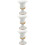 3Pcs Elegant Iron Graveyard Flowerpot Stable Base Decorative Vase 1