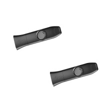 2Sets Lightweight Black Kazoo for Kids and Adults Easy Music Learning